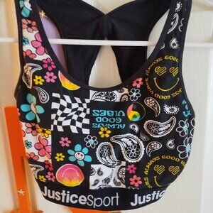 Justice sports bra
